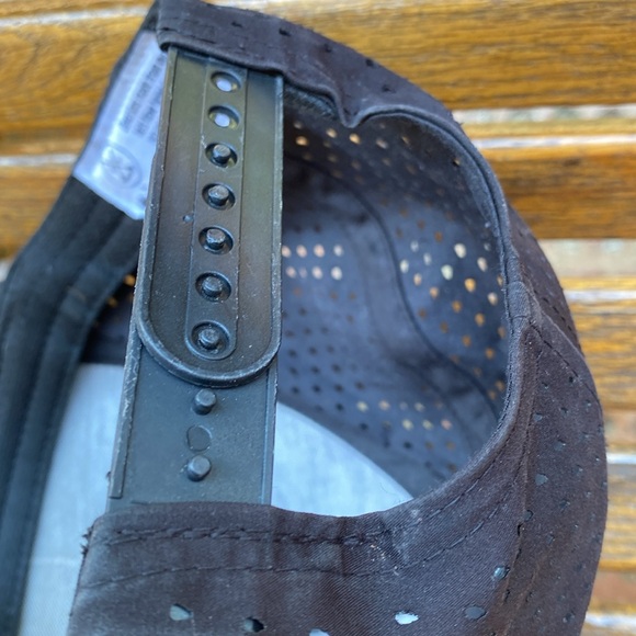 SIX hats thirst project SnapBack hat 7 panel black mesh back cap - Picture 8 of 16